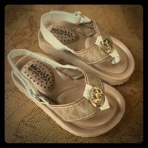 Micheal Kors size 4 Baby Sandals
